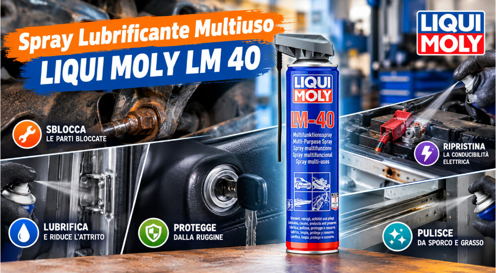 LIQUI MOLY LM 40 Spray Multifunzione: Lubrifica, Sblocca E Protegge
